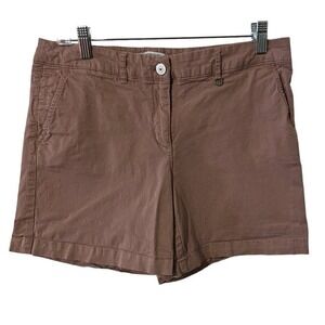 Katherine Barclay Montreal Canada Womens 8 Rose Pink Chino Shorts Pockets Preppy